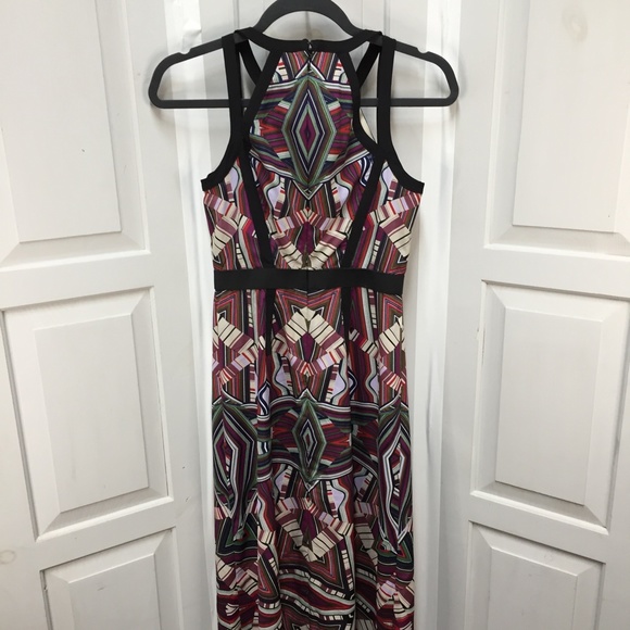 Sabine Colorful Geometric Pattern Maxi Dress - Picture 10 of 16